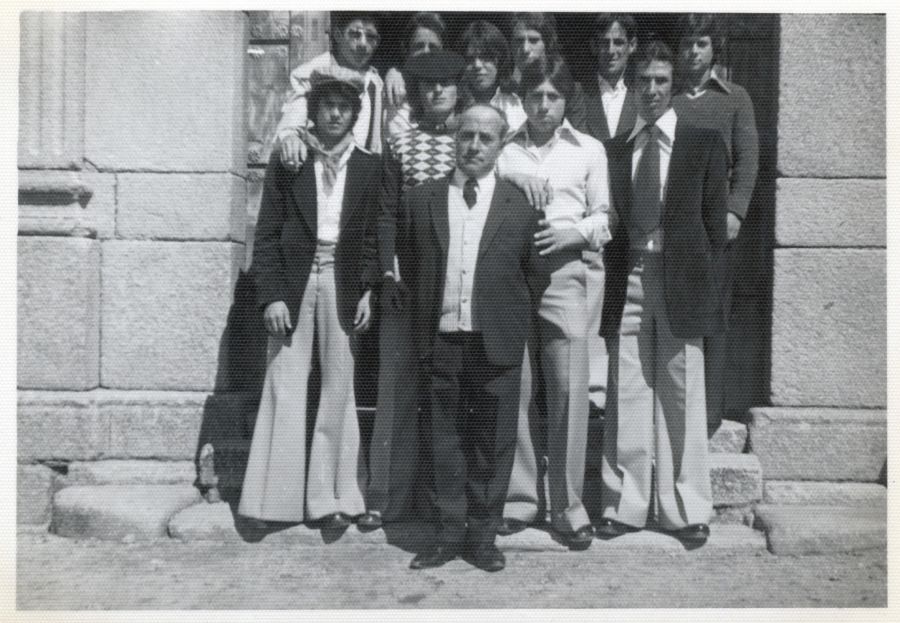 Benja, Ramón, Javi, Rafa, Quiterio, Vicente,<br> Jaime, Mario, Eloy, Jesús y Gorio